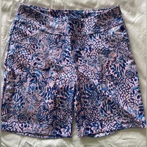 NWOT Lilly Pulitzer Size 14 Luxletic pull on Bermuda shorts
